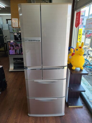 ☆新生活応援☆　●964●　三菱　５ドア冷蔵庫　MR-E52S-F形　2011年製　 ファミリー向け♪ 大容量５２０L　自動製氷OK　※割引キャンペーン中♪　【リサイクルショップどりーむ天保山店】