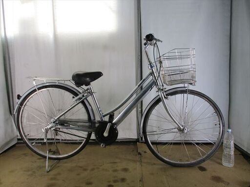 B773　限定特価　整備済み★ブリヂストン　アルベルト　シルバー★ 中古自転車 【26インチ 】