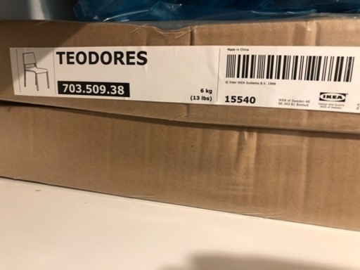 IKEA チェア, ホワイト 703.509.38
