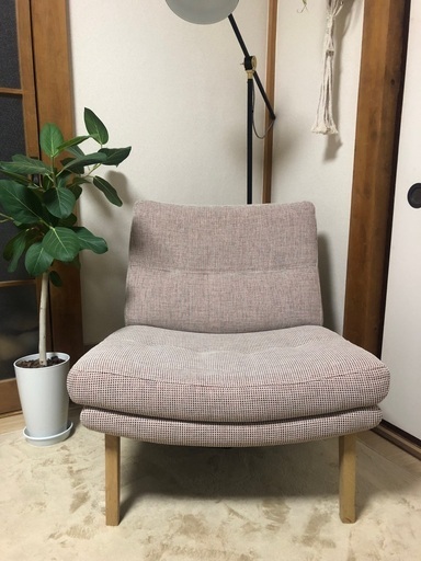 中古美品 カリモク 1人掛けソファー