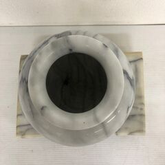 大理石 壺 インテリア つぼ 花瓶 台座 花台 置台 アンティークの画像