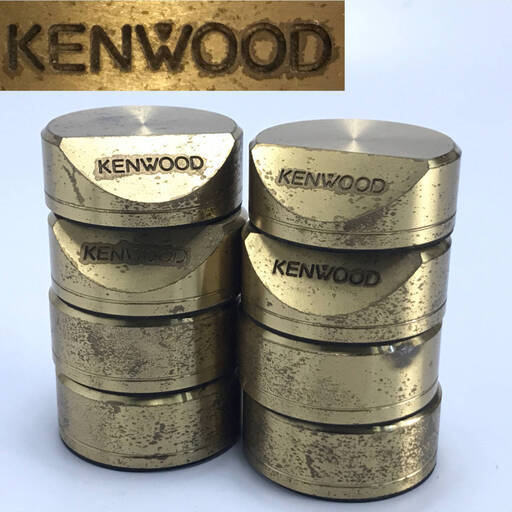 PH7/89　KENWOOD ケンウッド 真鍮製 インシュレーター 8個セット 中古品 スピーカー