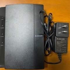 取引先確定　Wi-Fiルーターと中継機セット　エレコムWRC-1167GEBK-Sの画像