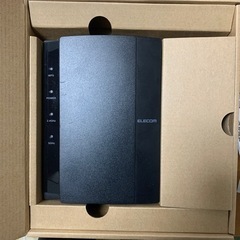取引先確定　Wi-Fiルーターと中継機セット　エレコムWRC-1167GEBK-Sの画像