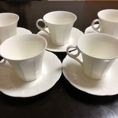 ニットーロイヤル ボーンチャイナ コーヒーカップ5客