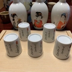 お猪口5つ 徳利3つ