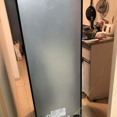 【2020年製】MAXZEN  JR160ML01GM  冷蔵庫 157L 大容量 2ドア 新生活  単身  一人暮らし おしゃれ 黒  の画像