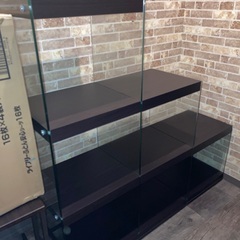 美品！ダークブラウンのひな壇