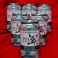 SUNTORY GIN 翠SUI 6本セット【新品】
