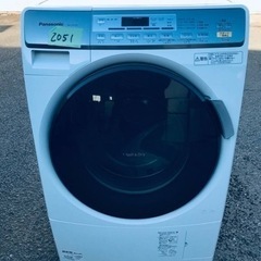 2051番 Panasonic✨ドラム式電気洗濯乾燥機✨NA-DV100L‼️