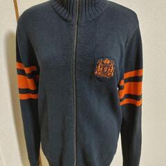 jeans west ジップアップセーター