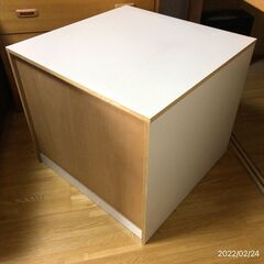 衣装ケース （押入れ収納・２重引出しで季節入れ替え可能）【引越し処分】の画像
