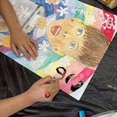 絵が苦手な子専用!夏休み迄に絵を完成させる子供絵画教室(基礎6回講座)生徒さん募集♪2024の画像