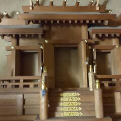 神棚 社(やしろ)のみ 鈴付き
