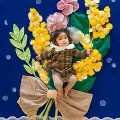 ミモザ撮影会　おひるねアート【0歳～未就学児さんまで】