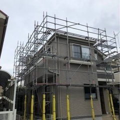 架設足場作業員の募集しますの画像
