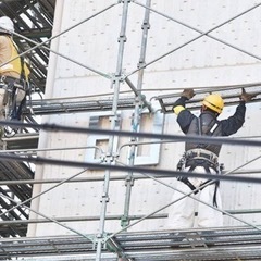 架設足場作業員の募集しますの画像