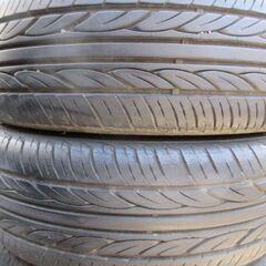 商談成立!165/50R15 4本中古品 「おまけ」でメッキホイール付き！の画像