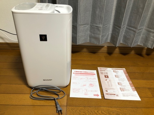 シャープ 加湿器 ホワイト HV-L55-W(2021年製)