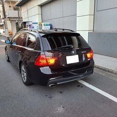 BMW320ツーリングMスポーツ　H21後期モデル　車検6/5　走行86000ｋ　純正ＨＤＤナビ　ミラー内臓ＥＴＣ　純正エアロ＆社外16ＡＷ　キセノン　コンフォートアクセスの画像