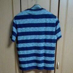 ナノ・ユニバース　ボーダーシャツの画像