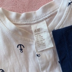 H&M ベビー服　3点セット　56cmの画像