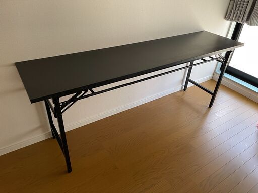テーブル(幅1800×奥行450mm ブラック)