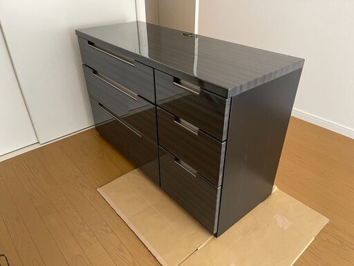 収納タンス(横幅×奥行×高さ：1200mm×450mm×750mm)