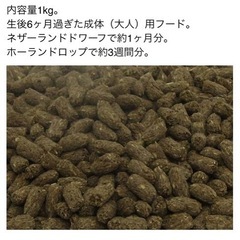 オリジナルラビットフードの画像