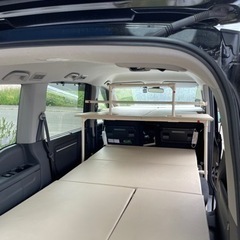 ステップワゴン　車中泊　自作ベット