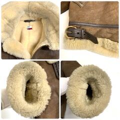 【branded　by　orchard　motorcycle】　B-3ジャケット　made in USAの画像