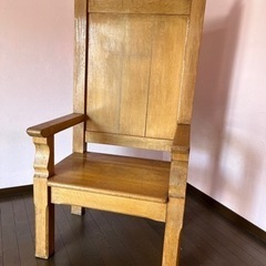 【BIGサイズ希少！！】王様の椅子　コストコベア椅子　木製　ベンチ