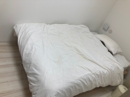 【お取り引き中】ベッド、マットレス布団セット
