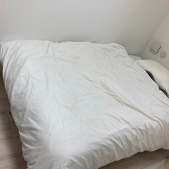 【お取り引き中】ベッド、マットレス布団セット