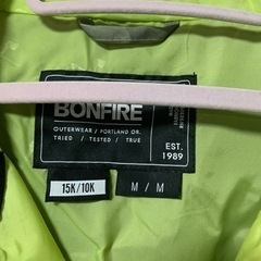 スノーボードウェア BONFIRE サイズメンズMの画像