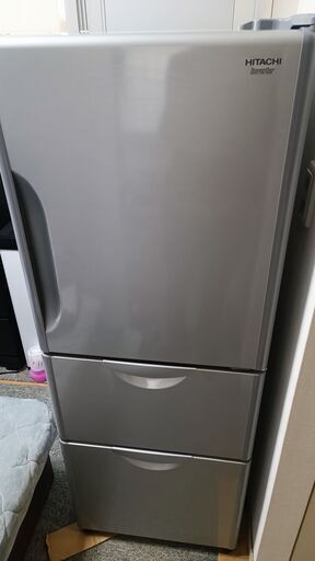 日立　ノンフロン冷蔵庫　R-27CS　シルバー 美品