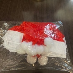 クリスマス　サンタ帽子　10枚(未使用品)の画像