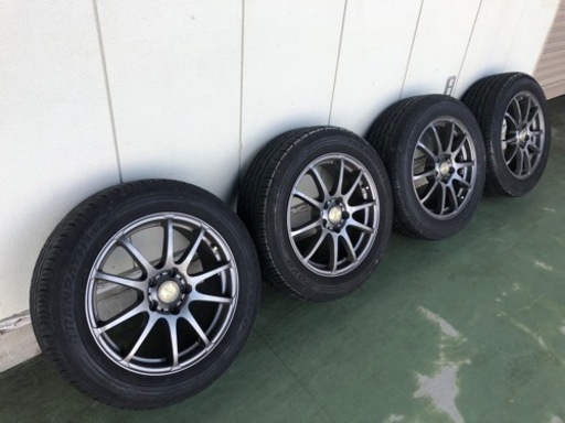 (値下げしました）中古ホイールタイヤセット　　引き取りに来てくれる方歓迎