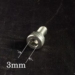 六角ソケットヘッドキャップネジ 六角穴付ボルト M3 x 6mmの画像