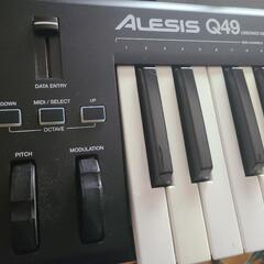 MIDIキーボード2台　EDIROL by Roland PCR-300 & ALESIS Q49　オマケでスタンド付きの画像