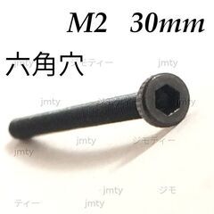六角ソケットヘッドキャップネジ 六角穴付ボルト M2 x 30mm
