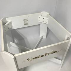 KG3/91　廃版品 貴重 シルバニア ファミリー プレイテーブル 木製 エポック社 台 机 テーブル 玩具 おもちゃ ドールハウス 中古の画像
