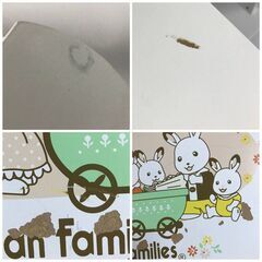 KG3/91　廃版品 貴重 シルバニア ファミリー プレイテーブル 木製 エポック社 台 机 テーブル 玩具 おもちゃ ドールハウス 中古の画像