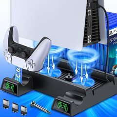 新品 PS5 スタンド 縦置き 冷却ファン プレイステーション5...