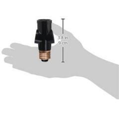 OHM オーム1灯2差ソケット+コンセント2個 E26用 [品番]04-7605

の画像
