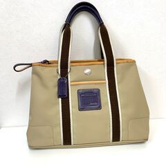 【COACH】コーチ　ナイロンハンドバッグ　5078　✯サービス品