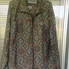 【オーダーメイド】高級作業服 RYUKYU DRIVERS 本物大島紬 上下セット の画像