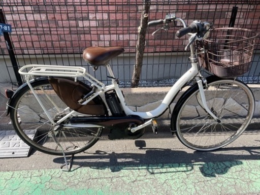 中古　ヤマハ電動自転車　新基準パワー　バッテリー2個付き！