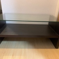 【終了】ガラステーブル　東京インテリア