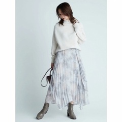 fray i.d. ラクーンボトルネックニットの画像